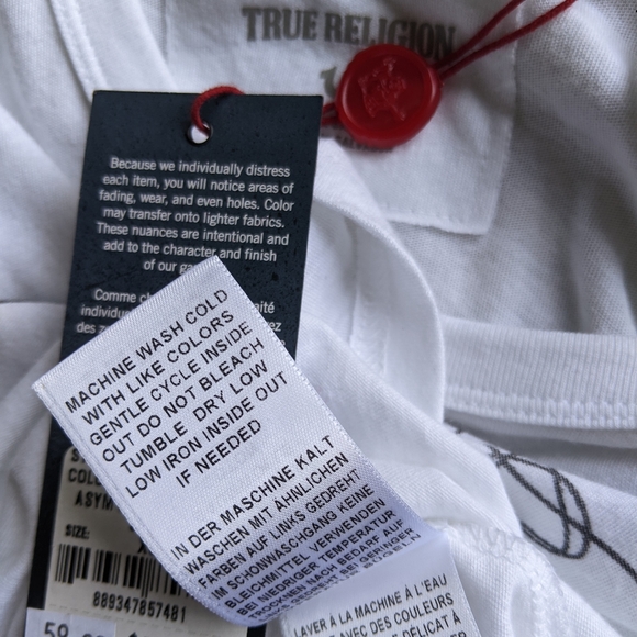 True Religion bare shoulder tshirt, sz xs. Electric guitar, mic, amplifier - Picture 8 of 12